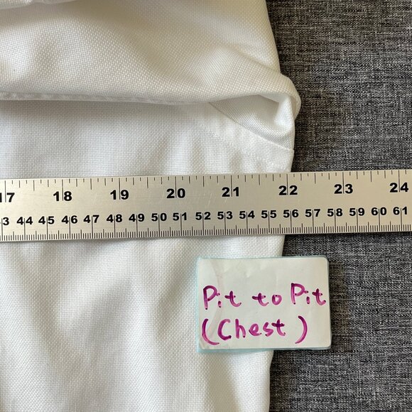 Eton Contemporary Button Up Dress Shirt - Men's Size 42/16.5 - White - Picture 11 of 14